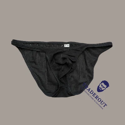 N2N Bodywear Hombre Negro Micro X Ver a través Micro Bikini Ropa Interior Talla M L Foto 1 de 4