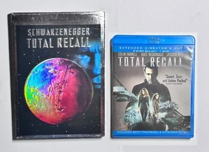 Total Recall 1990 Widescreen DVD + Total Recall 2012 2 Disc Blu-Ray, DVD - Picture 1 of 4