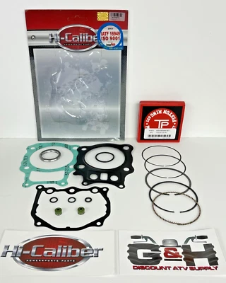 Top End Engine Gasket Kit +Piston Rings STD 78.50mm 00-06 Honda TRX 350 Rancher - Image 1 of 4