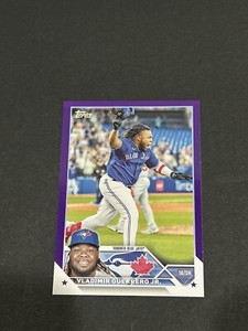 2023 Topps Series 1 - Meijer Exclusive Purple Parallel Card Vladimir Guerrero Jr