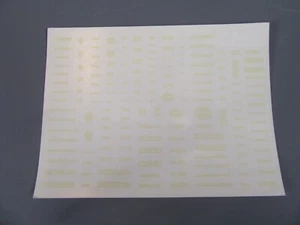 B20 Mini Racing 1037 France Decal Planche Décalcomanie - Imagen 1 de 2