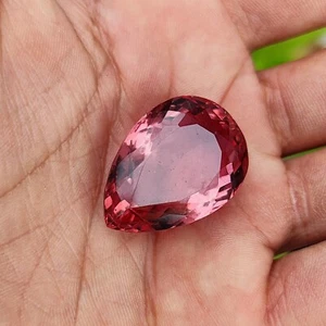 Certified 57.10 Ct Pear Shape Alexandrite Color Changing Loose Gemstone - Picture 1 of 9