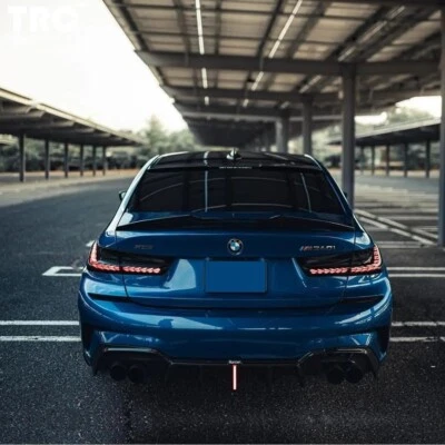 LED GTS Tail Lights For BMW 330 340 G20 G80 M3 3 Series 2019-2024 Smoked Lights - Image 1 of 4