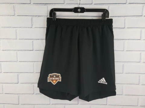 Men's Adidas MLS Houston Dynamo Aeroready Soccer Shorts - Size M (EH8640) Cover