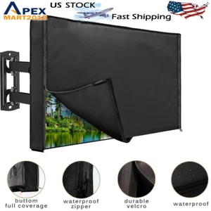 Cover TV Esterno 30''-75'' Impermeabile 600D Protezione Schermo Piatto Resistente alle Intemperie - Foto 1 di 8