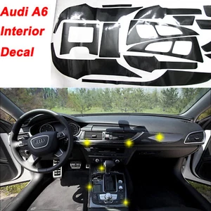 5D Carbon Fiber Parrten Interior Set Decal Trim Dash Kit For 2012-17 Audi A6 - Bild 1 von 5