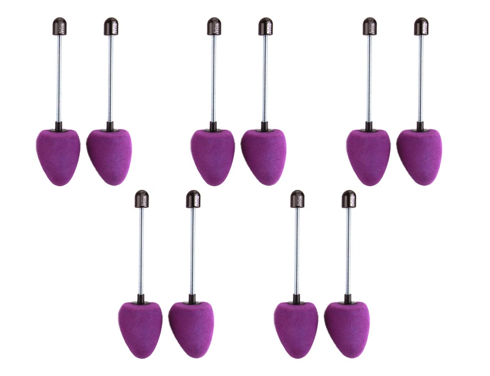 5 Paar SET Schaumstoff Schuhspanner Form UNIVERSAL mit Spiralfeder z2480 - Bild 1 von 1
