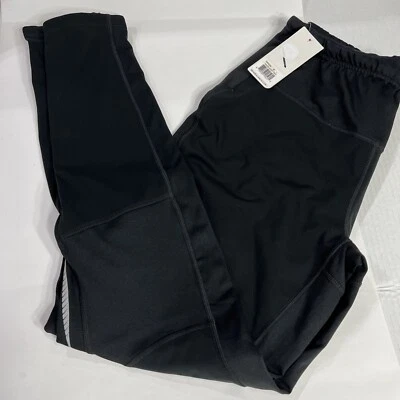New Balance Heat Windblocker Tight Women's Pants LARGE  L BLACK NEW - Image 1 of 4