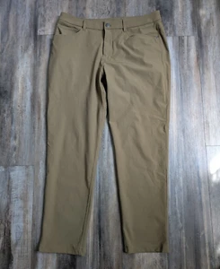 NWOT LULULEMON ABC Classic Fit Pant Warpstreme 32" Inseam ARTIFACT Men's Size 34 - Picture 1 of 4