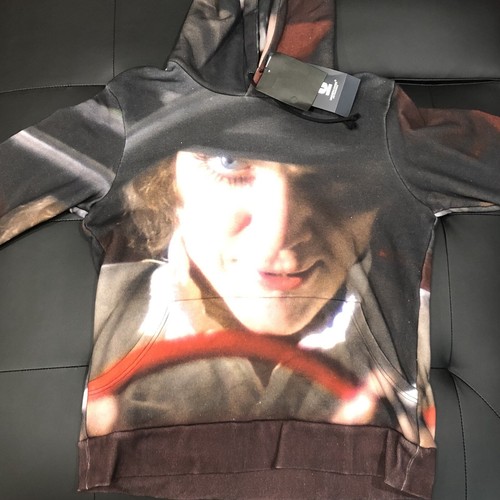 Felpa con cappuccio Undercover Jun Takahashi arancione orologio da uomo taglia 2