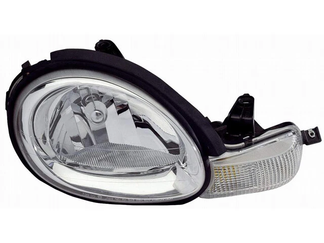 Faro sin goma con bisel cromado Dodge Neon 00-02 5288508Ae 5288508Af R Foto 1 de 1