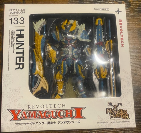 Revoltech Yamaguchi NO.133 Monster Hunter Swordsman Zinogre Figure Cover