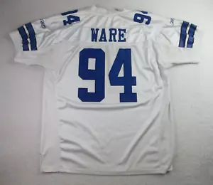 Dallas Cowboys DeMarcus Ware Jersey #94 Mens Size 54 Rebook White NFL Authentic - Picture 1 of 9