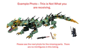 LEGO 70612 Green Ninja Mech Dragon Lord Garmadon Sensei PLEASE SEE DESCRIPTION - Picture 1 of 4