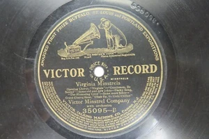 Victor Minstrel Company - VICTOR 35095 - Virginia Minstrels - 12 Inch Disc - Picture 1 of 2