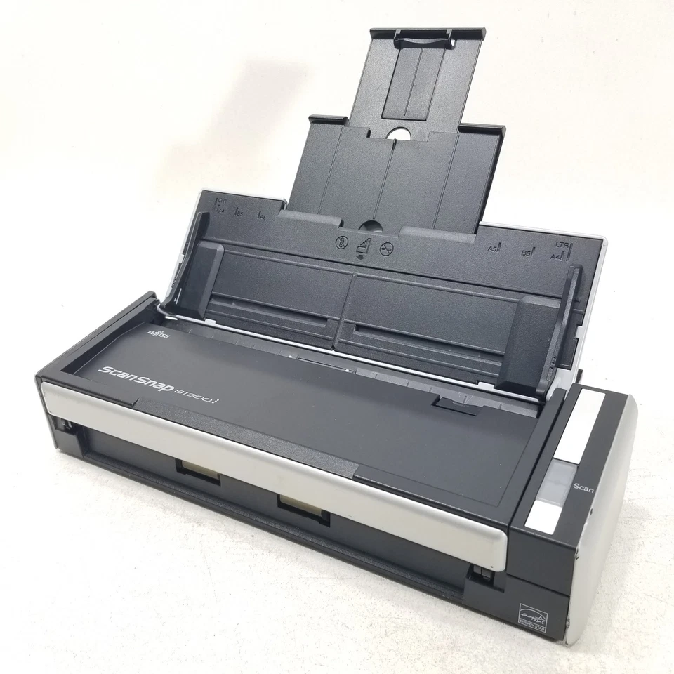 Fujitsu S1300 ScanSnap Document Scanner Silver - No Power Adapter UNIT ONLY! - Image 1 of 4