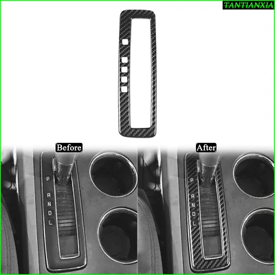 For Chevrolet Traverse 2009-17 Outlook Real Carbon Fiber Gear Shift Panel Trim - Image 1 of 4