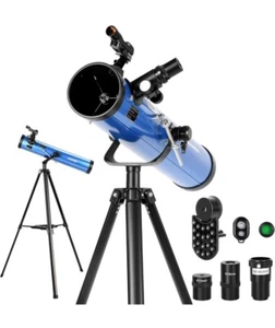 Aomekie Telescope 700/76mm Astronomical Telescope Professional with Bluetooth - Picture 1 of 9