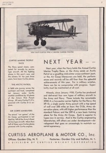 1930 Curtiss Aircraft ad 10/1/2022d - Bild 1 von 1