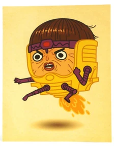 MODOK Mondo Mike Mitchell Print Just Like Us JLU Marvel Comics Proof - Picture 1 of 2