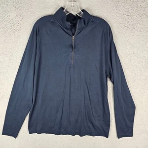 Lululemon Metal Vent Tech Shirt Herren XL Blau Langarm Half Zip Athletic Fit - Bild 1 von 9