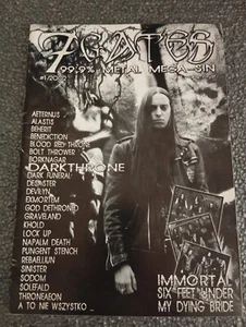 7 Gates #1 2002 Mag Darkthrone Exmortem Beherit Benediction Borknagar Graveland - Imagen 1 de 14