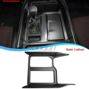 Carbon Console Gear Shifter Cup Holder Panel For Dodge RAM 1500 TRX 2021 2022-24 - Picture 1 of 12