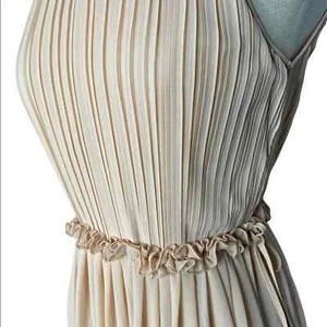 BN H&M size 12 Maxi Evening Wedding/ Bridesmaid Dress soft pink / blush / nude - Picture 1 of 10