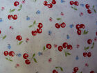 Yuwa 30's Collection Atsuko Matsuyama-Medium RED  Cherrries/ Cream Fabric BTY