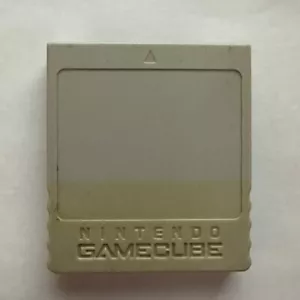 Official Nintendo Gamecube Memory Card 59 Blocks DOL-008 Genuine Grey Sun Faded - Picture 1 of 3