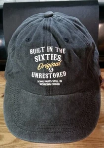 GEN X UNRESTORED BLACK 1960s Trucker, Gimme Hat, Cap, COTTON, FEED Hat- Hat - Picture 1 of 5