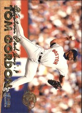 1999 Fleer Tradition Millenium Boston Red Sox Baseball Card #85 Tom Gordon /5000