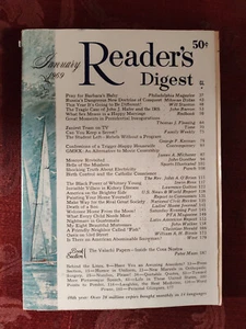 Readers Digest January 1969 Bigfoot Laugh-In John Barron Peter Maas Max Ehrlich - Picture 1 of 1