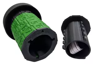 Geocache Versteck Kryptex Verkehrsschild Aufsatz / Container Geocaching Schild - Bild 1 von 3