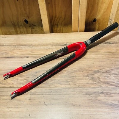 Bontrager Race X Lite 1 1/8 Threadless Carbon Road Fork 700C 225mm 40 Rake QR - Image 1 of 4