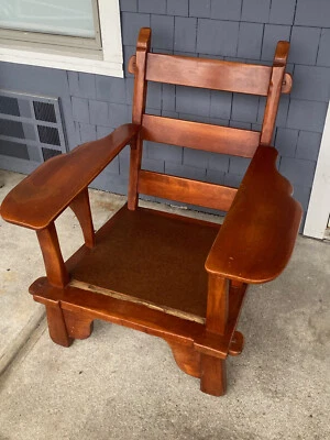Sillón de paleta Cushman Colonial Creations Old Bennington #5 original de la década de 1930 Foto 1 de 4