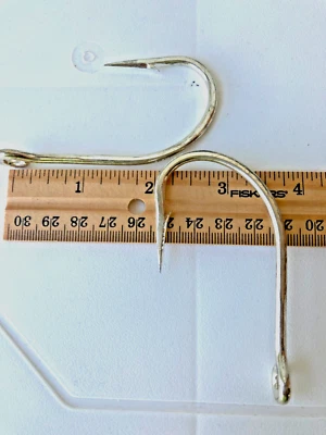 10 Ganchos Eagle Claw HD L 9021 9/0 Seaguard en línea Reemplazar agudos en señuelo de plantilla Foto 1 de 2