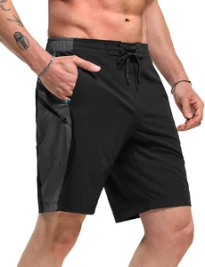 Men'S Swim Trunks, Quick Dry Swimming Beach Board Shorts, Lightweight Swimwear B - Picture 1 of 12