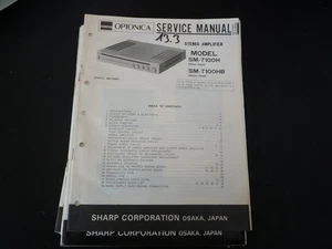 Esquema original manual de servicio esquema Sharp SM-7100H - Imagen 1 de 1