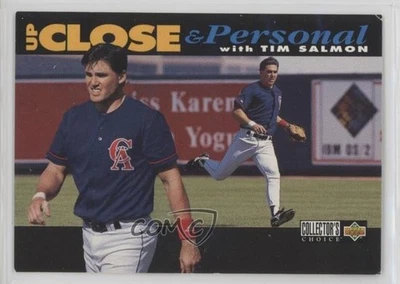 1994 Collector's Choice Up Close & Personal Tim Salmon (Black Bar on Bottom) - Image 1 of 2