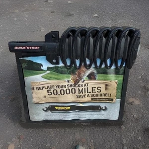 VINTAGE Monroe Stoßdämpfer und Federbein offenes Schild "Save A Squirrel" - Bild 1 von 5