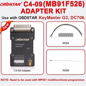 Kit adaptador OBDSTAR C4-09 (MB91F526) uso con OBDSTAR X300 Classic G3 / DC706 - Imagen 1 de 8