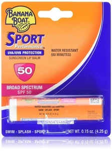 Banana Boat Spf#50 Sport Lip Balm 0,15 once (4,4 ml) (confezione da 3) - Foto 1 di 2