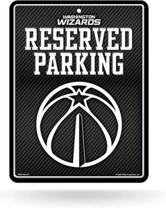 Washington Wizards Metal Parking Novelty Wall Sign 8.5 x 11 Inch Carbon Fiber... - Picture 1 of 3