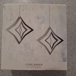 Georg Jensen Christmas Nordica Star Tree Ornaments New, Boxed, Rare - Bild 1 von 6