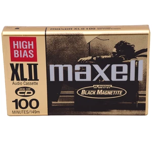 MAXELL XL II 100 TYPE 2 II CHROME BLANK AUDIO CASSETTE TAPE (1996) NEW SEALED - Picture 1 of 8
