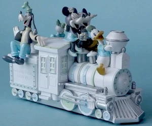 Disney 100 Years Mickey & Friends Train Figurine Light Sound Hallmark Special Ed - Picture 1 of 8