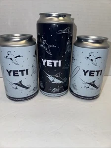 Lot of 3 Yeti Pop Top Limited Edition Cans - Picture 1 of 9