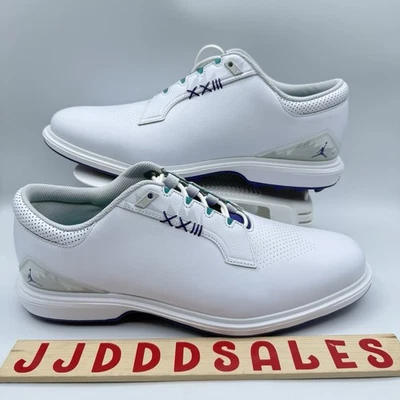 Nike Air Jordan ADG 5 Golf White Grape Ice Spikeless FQ7874-100 Men’s Sz 12 - Image 1 of 4