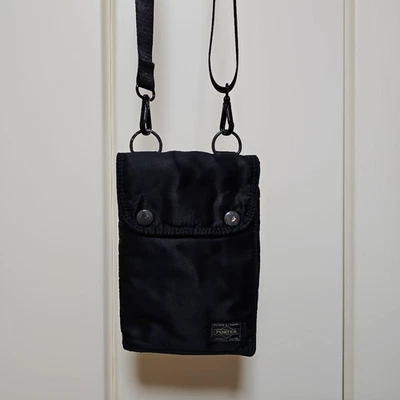 Auth PORTER YOSHIDA TANKER Travel Bag Sacoche Travel Case Pouch Black - Image 1 of 4